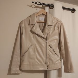 Zara faux leather jacket NWOT